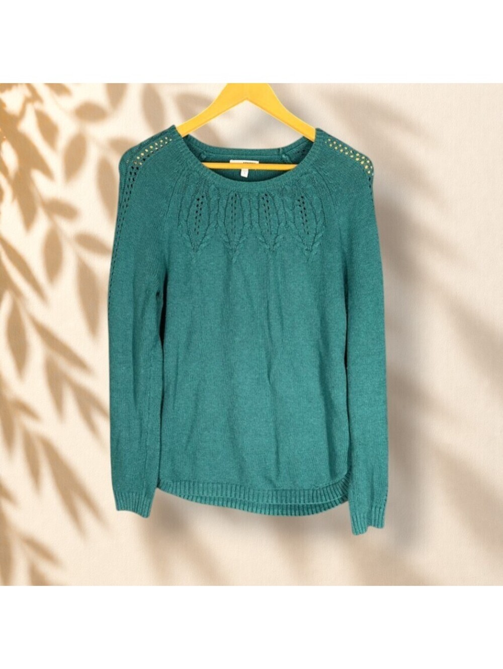 Sonoma Sweater Pullover Women S Small Blue Knit Long Sleeve Soft Cozy Cotton